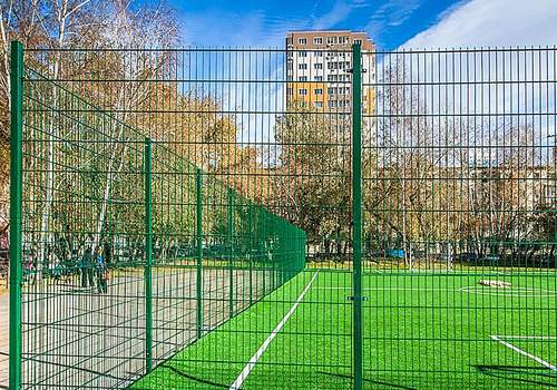 2Д забор для футбольной площадки в Нефтекамске