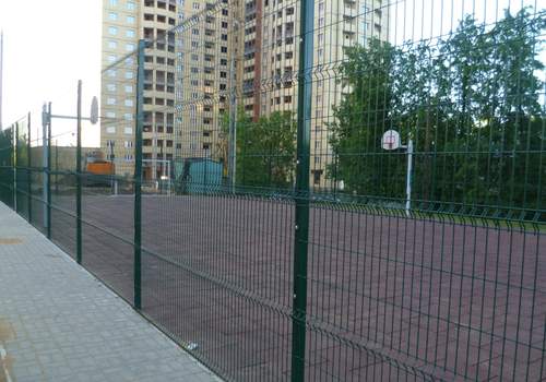 3Д забор для футбольной площадки в Нефтекамске
